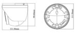 TVT TD-9545C2-PA AZ IP Κάμερα Dome 4MP Motorized Varifocal, Έγχρωμη 24/7, IR 40m & LED Εκφοβισμού, PoE, Μικρόφωνο & Ηχείο, Εξωτερικού Χώρου IP66 - Image 2
