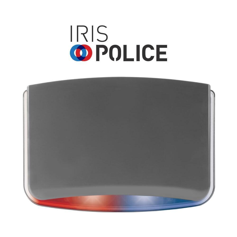 166826620-o1.jpg Sigma IRIS POLICE/G Σειρήνα Συναγερμού GRADE 3 Εξωτερικού Χώρου 122dB με Flash Εναλασσόμενου Μπλε & Κόκκινου Χρώματος με Επιπλέον Ήχο Περιπολικού Γκρι - Image 1