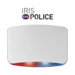 Sigma IRIS POLICE Σειρήνα Συναγερμού GRADE 3 Εξωτερικού Χώρου 122dB με Flash Εναλασσόμενου Μπλε & Κόκκινου Χρώματος με Επιπλέον Ήχο Περιπολικού Λευκή