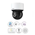 TVT TD-8343IE3N IP Κάμερα Dome PTZ 4MP με 4x Optical Zoom, Έγχρωμη 24/7, IR 50m & LED Εκφοβισμού,  PoE, Μικρόφωνο & Ηχείο, IP66 & IK10