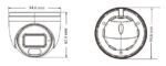 TVT TD-9544S4L-C GREY IP Κάμερα Dome 4MP με Φακό 2.8mm, IR 20m & LED Φωτισμού, PoE, Μικρόφωνο, Εξωτερικού Χώρου IP67 Γκρι - Image 2