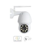 EOS SPD-502W MINI IP Wi-Fi Κάμερα 5MP Εξωτερικού Χώρου IP66 με Κίνηση & Αμφίδρομο Ήχο, Φακός 2.8mm