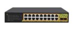 16PoE+2 Port Ethernet Switch 10/100/1000Mbps έως 130m NPS-16S
