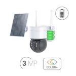 EOS SPD-300SOL/W IP Wi-Fi Κάμερα 3MP Εξωτερικού Χώρου IP65 με Κίνηση, Μπαταρίας με Ανιχνευτή PIR, Ηλιακό Panel & Αμφίδρομο Ήχο, Φακός 3.6mm