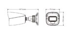 TVT TD-7451AS2/AU/AW2 Αναλογική Κάμερα Bullet 5MP με Φακό 2.8mm, Έγχρωμη 24/7, IR 30m & LED Φωτισμού 20m, Μικρόφωνο, Εξωτερικού Χώρου IP67 - Image 2