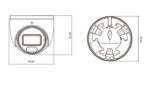 TVT TD-7554AS2/AU/AW2 Αναλογική Κάμερα Dome 5MP με Φακό 2.8mm, Έγχρωμη 24/7, IR 30m, LED Φωτισμού 20m με Μικρόφωνο, Εξωτερικού Χώρου IP67 - Image 2