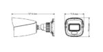 TVT TD-7451AS2/AU/AW2 Αναλογική Κάμερα Bullet 5MP με Φακό 2.8mm, IR 30m & LED Φωτισμού 20m, Μικρόφωνο, Εξωτερικού Χώρου IP67 Μαύρη - Image 2