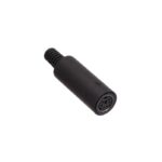 Βύσμα Mini DIN 6 Pin Θηλυκό Καλωδίου Πλαστικό Μαύρο CN-58