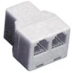 Adaptor Τηλεφωνικό Θηλυκό RJ11 6P4C σε 2x Θηλυκά TA-1011W