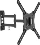 Βάση Τοίχου Brateck για TV έως 55" 30kg Max με Βραχίονα Μαύρη LPA51-443