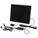 ANT-358 Εσωτερική Κεραία TV με Ενισχυτή 32dB Μαύρη