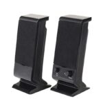 Tele YM-V112/B Ηχεία Υπολογιστή 2x3W Τροφοδοσία USB Μαύρα