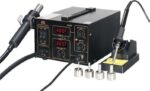 Yihua YH-952D Σταθμός Κόλλησης SMD Ψηφιακός ESD Safe με Κολλητήρι 50W 200÷480°C και Θερμό Αέρα 650W 100÷480°C