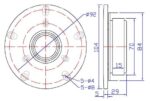 Koda Μεγάφωνο Tweeter 4" 30W 6Ω Μαύρο KDT-508 για το Ηχείο Koda PA-9008 - Image 2