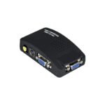 Μετατροπέας Video RCA σε VGA με Τροφοδοτικό  Μαύρος CVT-751/RCA