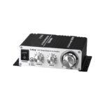 Lepy LP-2024A Ενισχυτής Ήχου Class T 2x20W RMS 4-8Ω Μαύρος-Ασημί
