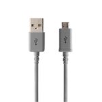 Καλώδιο Φόρτισης & Data USB-A σε Micro USB 1m Γκρι CRT-100/V8
