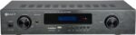 React AV-1305P Ραδιοενισχυτής Ήχου Stereo 2x50W RMS 4-16Ω FM/USB/SD/Bluetooth/Phono Μαύρος
