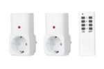 KIT 2 Tηλεχειριζόμενων Πριζών 2300W / 10A 433MHz με Ένα Τηλεχειριστήριο RSL366T+2RSL366R