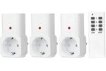 KIT 3 Tηλεχειριζόμενων Πριζών 2300W / 10A 433MHz με Ένα Τηλεχειριστήριο RSL366T+3RSL366R