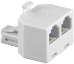 Adaptor Τηλεφωνικό Αρσενικό RJ11 6P4C σε 2x Θηλυκά TA-1013W