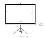 Xtreme Οθόνη Προβολής Projector Δαπέδου 120" 4:3 240x180cm με Τρίποδο TPS-120/4:3 - Image 2