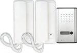 Realsafe RL-3208DD ΚΙΤ Μονοκατοικίας με 2 Θυροτηλέφωνα, Συνδεσμολογία 6 & 2 Καλωδίων