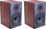 Nobsound NS-602 Ζεύγος Ηχείων Hi-Fi 2 Δρόμων 6.5" 80W 4Ω 330x195x241mm Καφέ
