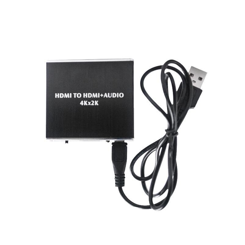 939514330-o1-1.jpg HDMI Audio Extractor 4K 30Hz με Έξοδο Ήχου 3.5mm & Toslink Μαύρο Realsafe CVT-578 - Image 1
