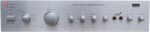 React AV-1300 /S Ενισχυτής Ήχου Karaoke Stereo με 5 Εξόδους Ηχείων 2x80W 8Ω Ασημί