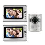 Realsafe VDP-512 KIT Θυροτηλεόρασης 1 Διαμερίσματος 1MP με 2x Έγχρωμες Οθόνες 7" Τεχνολογία 4 Καλωδίων