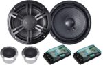 CTS-602 ΣΕΤ Μεγαφώνων Αυτοκινήτου 100W 4Ω με 2x Woofer 6.5", 2x Tweeter 1" & 2 Crossover