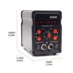 Yihua YH-8586D-II Σταθμός Κόλλησης SMD ESD Safe Ψηφιακός με Κολλητήρι 60W 200÷480°C και Θερμό Αέρα 700W 100÷480°C 120L/min - Image 4