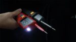 UNI-T UT18E Ανιχνευτής Τάσης AC/DC 12 έως 1000V IP65, Δοκιμή Συνέχειας Φάσεων, με Οθόνη LCD & Φακό - Image 5