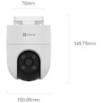 Ezviz H8c IP Wi-Fi Κάμερα 2MP Η.265 Εσωτερικού Χώρου με Κίνηση, Auto Tracking, με Φακό 4mm & Αμφίδρομο Ήχο - Image 4