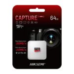 HIKSEMI A2 Κάρτα Μνήμης MicroSDXC 64GB TLC Class10 U3 V30 UHS-I HS-TF-E3/64G