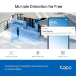 TP-Link Tapo C510W v1.0 IP Wi-Fi Κάμερα 3MP Εξωτερικού Χώρου Έγχρωμη 24/7 IP65 με Κίνηση & Οριζόντιο Auto Tracking, Αμφίδρομο Ήχο, Φακός 4mm - Image 4