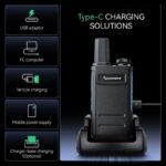 Quansheng TG-A1 Set 2 Walkie Talkie 3km Max 16 Κανάλια Μπλε/Γκρι - Image 2