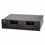 React M-202 Ενισχυτής Ήχου 2 Ζωνών 50+50W 100V 2xUSB/2xMIC/2xAUX 220V Μαύρος