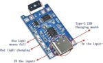 Μονάδα Φόρτισης Μπαταριών Li-Ion & Li-Po 1 Στοιχείου 1A Max. μέσω USB-C 4.5÷5.5VDC TP4056E 29x18x4mm Delta CHAR-4056-18650/USB-C - Image 2