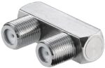 Adaptor F Θηλυκό σε Θηλυκό Μεταλλικό 30x20mm Goobay 11938