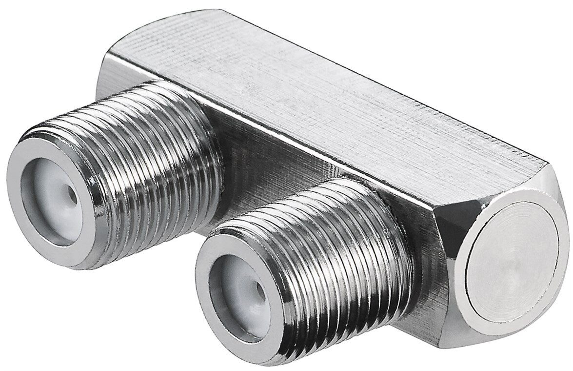 756570220-o1.jpg Adaptor F Θηλυκό σε Θηλυκό Μεταλλικό 30x20mm Goobay 11938 - Image 1