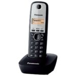 Panasonic KX-TG1611GRG Ασύρματο Τηλέφωνο Μαύρο/Ασημί