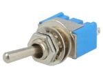 Διακόπτης Μοχλού Toggle ON-ON 3 Pin SPDT, 3A/250VAC, Φ6mm PRZELBL1X3