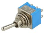 Διακόπτης Μοχλού Toggle ON-ΟΝ 6 Pin DPDT, 3A/250VAC, Φ6.2mm Ninigi TSM202A1
