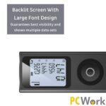 PCWork PCW11A Mini Μετρητής Απόστασης Laser έως 30m με Ακρίβεια 2mm, Επαναφορτιζόμενος, 68.5x22x14mm - Image 2