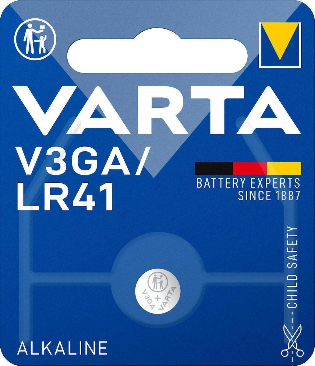 Varta Αλκαλική Mπαταρία V3GA / LR41 (192,392,AG3) 3V 1τμχ 24261101401 - Image 1