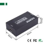 Μετατροπέας mini 3G HDMI σε SDI Out με BNC Anga PS-DS1001 - Image 4