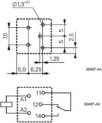 Ρελέ Ηλεκτρομαγνητικό 12VDC 10A 1 Επαφής N.O+N.C 5 Pin για PCB Schrack PB114012 - Image 4