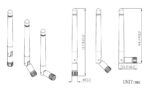 Κεραία 433.92MHZ 2dBi 117mm 50Ω Βιδωτή με Βύσμα SMA Αρσενικό, Μαύρη SR Passives 433M-ANT402 - Image 4